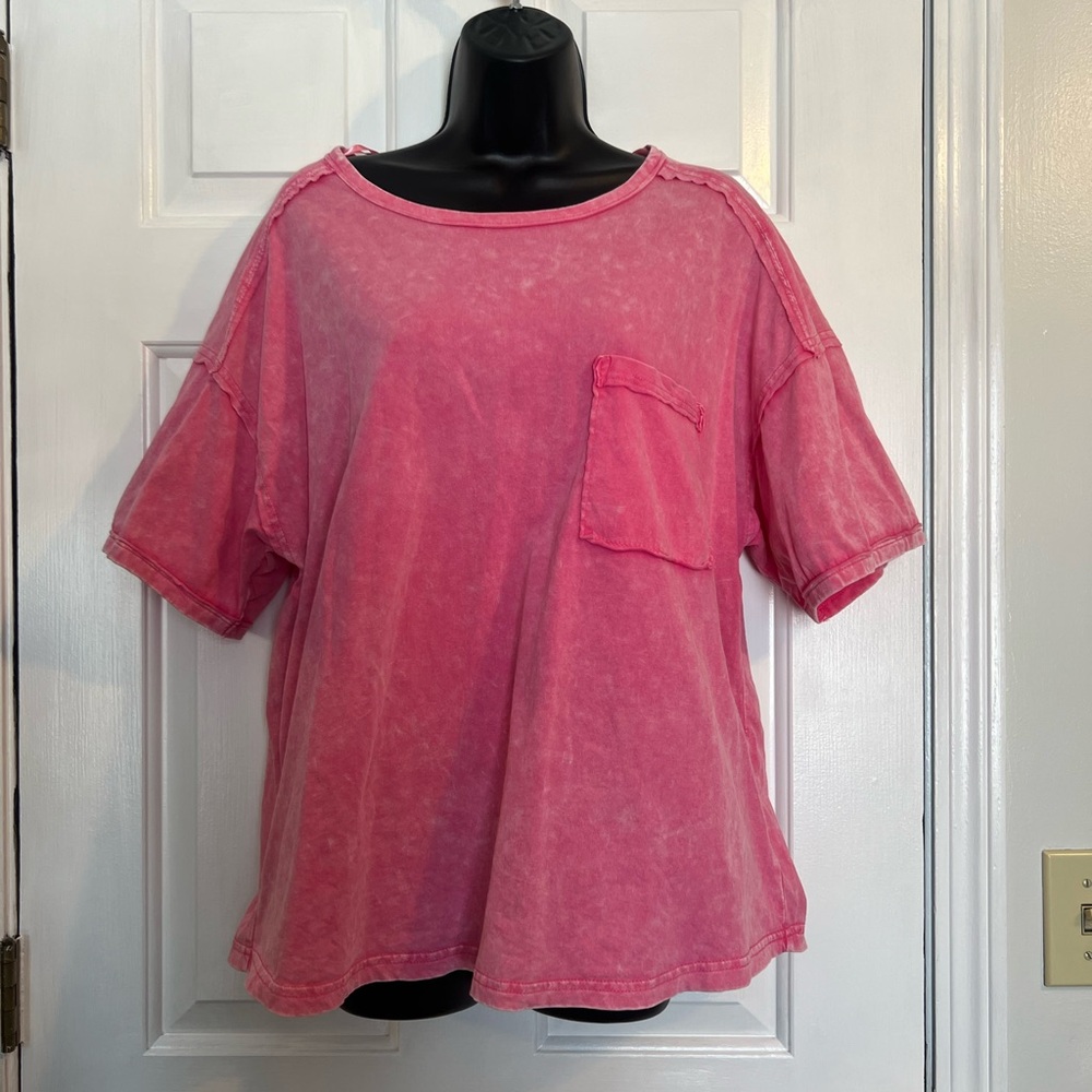 Altar'd State Vintage Pink Short Sleeve Tee